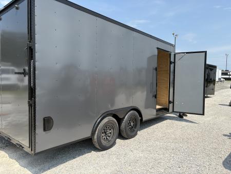 New 2027 Mammoth 8.5x16 TA, 7' interior height, 3.5k axles, .080 polycore, black out package Cargo / Enclosed Trailer
