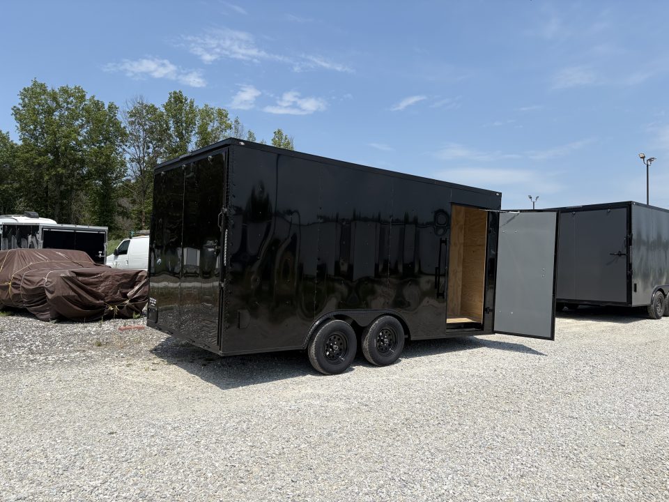 New 2027 Mammoth 8.5x16 TA, 7' interior height, 3.5k axles, .080 polycore, black out package Cargo / Enclosed Trailer