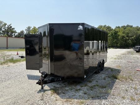New 2027 Mammoth 8.5x16 TA, 7' interior height, 3.5k axles, .080 polycore, black out package Cargo / Enclosed Trailer