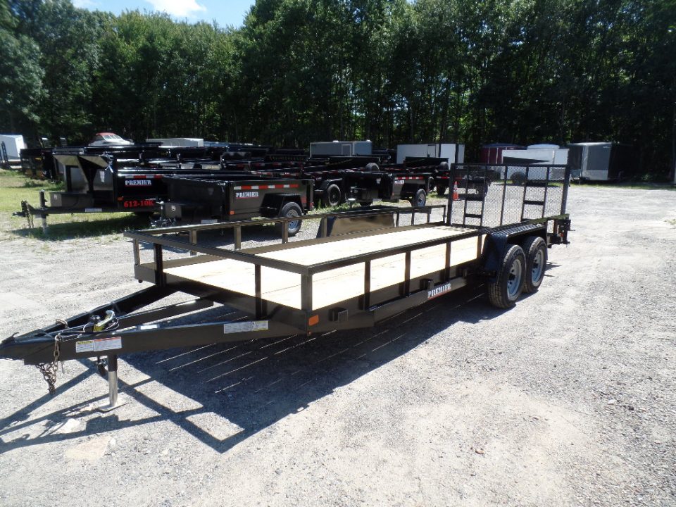 New 2027 Premier Trailers Inc. 7'X20" with HD Ramp 9,990 lb. GVWR Landscape Trailer