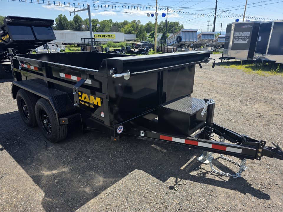 New 2027 Cam Superline 6X10 11.1K - RAMPS Dump Trailer