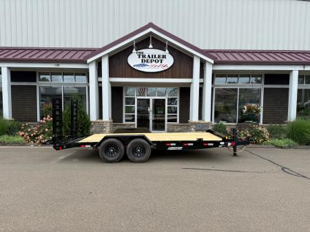 New Liberty 6'11  x 16' + 2' Channel Frame Equipment Trailer 14K