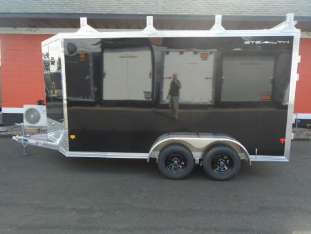 New 2027 ALCOM 7X14 CONTRACTOR Cargo / Enclosed Trailer