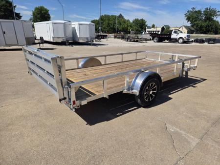 New 2027 H&H Trailers 82x14 Aluminum Rail Side 3K Utility Trailer
