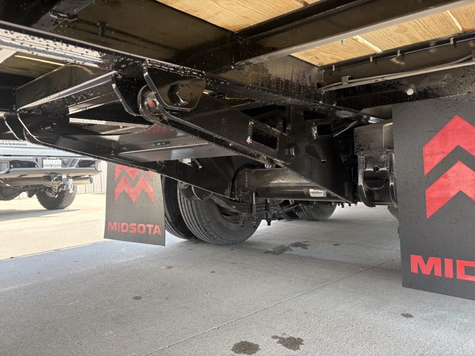 New 2027 Midsota FBHB3612-259G Hydraulic Tail Goosneck Flatbed Trailer