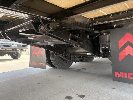 New 2027 Midsota FBHB3612-259G Hydraulic Tail Goosneck Flatbed Trailer