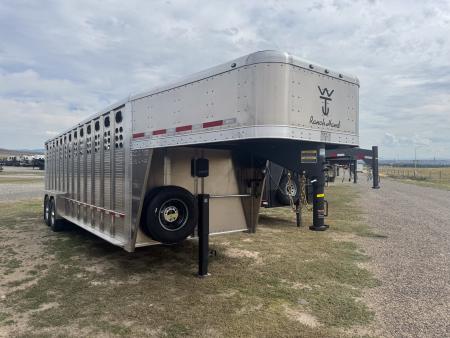 New 2027 Wilson Trailer Company 24' RANCH HAND Stock Trailer
