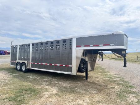 New 2027 Wilson Trailer Company RANCH HAND Stock / Stock Combo Trailer