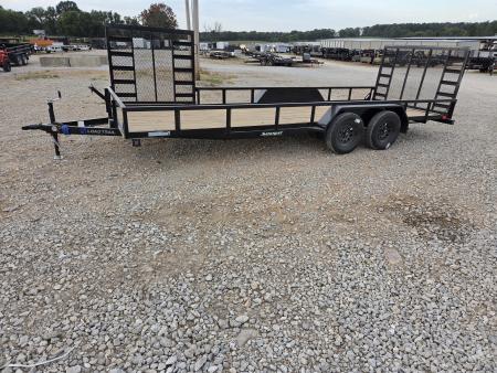 New 2026 Load Trail 83X20 TANDEM 7K TUBE TOP UTILITY W/SIDE GATE & 4' REAR GATE