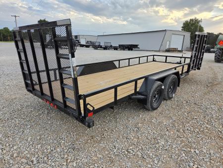 New 2026 Load Trail 83X20 TANDEM 7K TUBE TOP UTILITY W/SIDE GATE & 4' REAR GATE