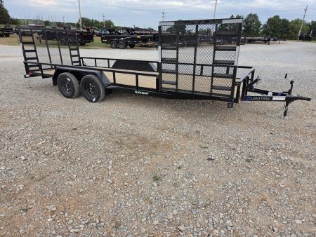 New 2026 Load Trail 83X20 TANDEM 7K TUBE TOP UTILITY W/SIDE GATE & 4' REAR GATE