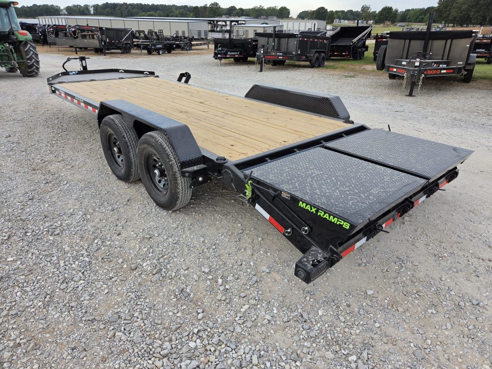 New 2027 Load Trail 83X20 TANDEM 14K EQUIPMENT HAULER W/MAX RAMPS & FULL TONGUE MAX BOX