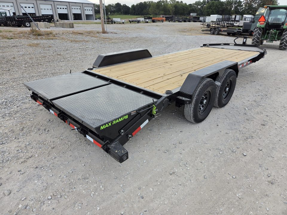 New 2027 Load Trail 83X20 TANDEM 14K EQUIPMENT HAULER W/MAX RAMPS & FULL TONGUE MAX BOX