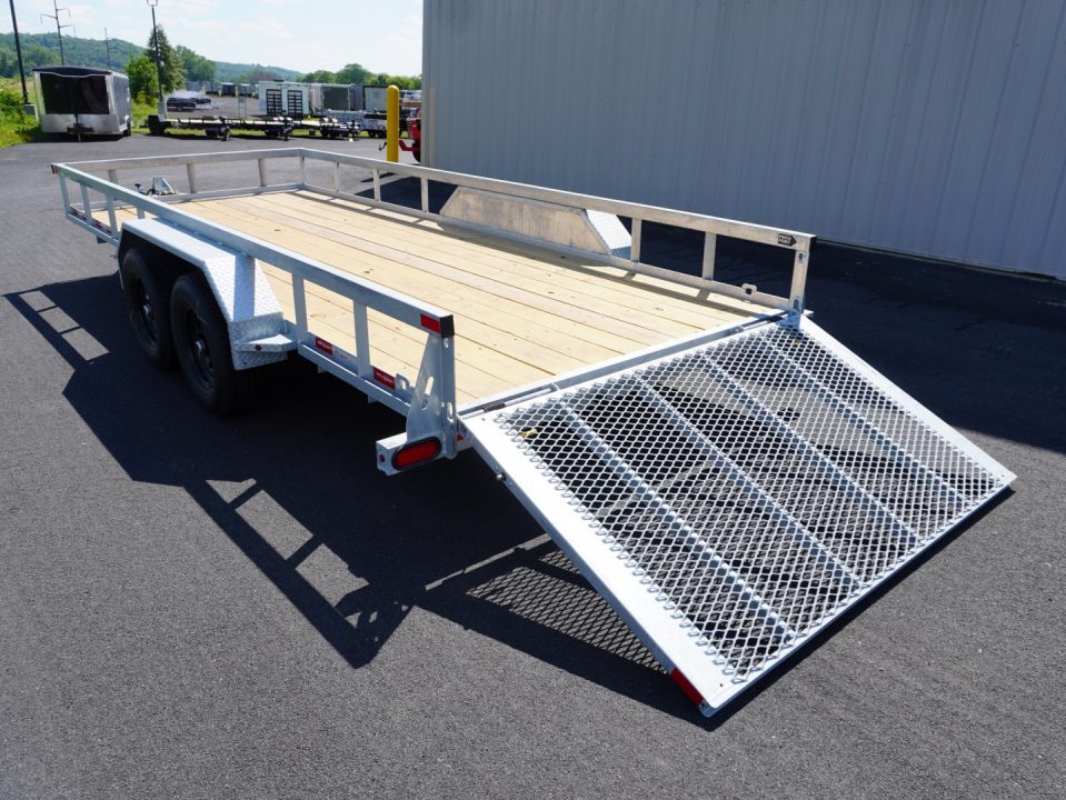New 2027 Drive Trailers 81"x18' Galvanized Utility Trailer