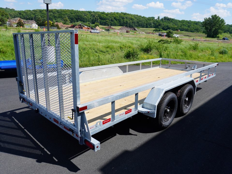 New 2027 Drive Trailers 81"x18' Galvanized Utility Trailer