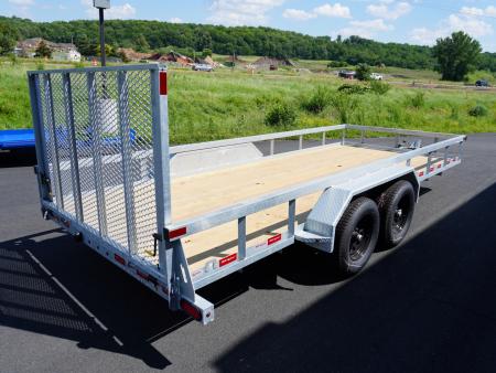 New 2027 Drive Trailers 81"x18' Galvanized Utility Trailer