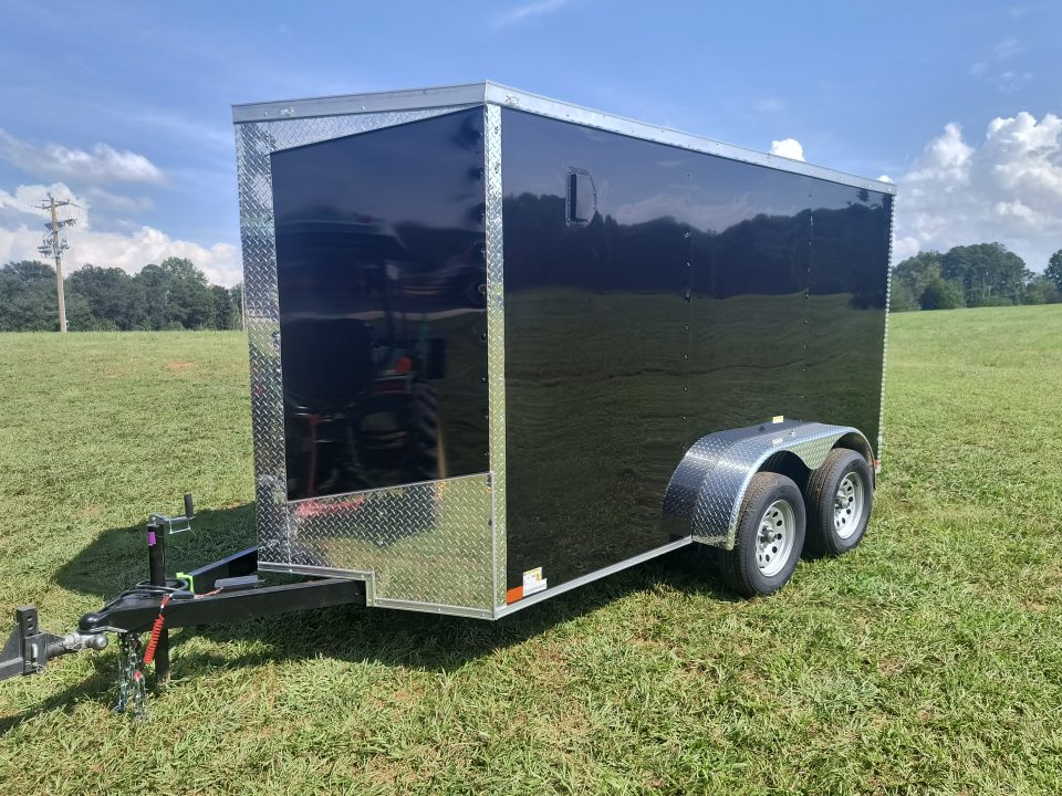 New 2027 Seed Cargo 6x12 Tandem Axle Enclosed Trailer w/Rear Ramp Cargo / Enclosed Trailer