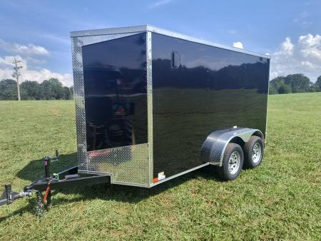 New 2027 Seed Cargo 6x12 Tandem Axle Enclosed Trailer w/Rear Ramp Cargo / Enclosed Trailer