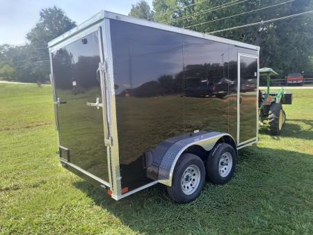 New 2027 Seed Cargo 6x12 Tandem Axle Enclosed Trailer w/Rear Ramp Cargo / Enclosed Trailer