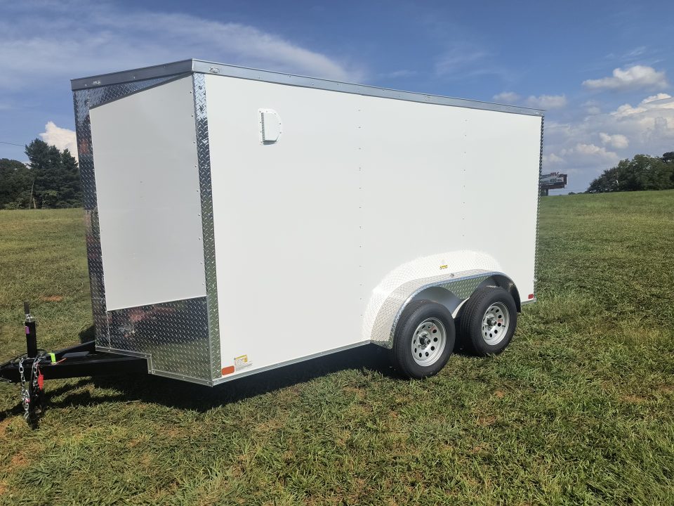 New 2027 Seed Cargo 6x12 Tandem Axle Enclosed Trailer w/Rear Ramp Cargo / Enclosed Trailer