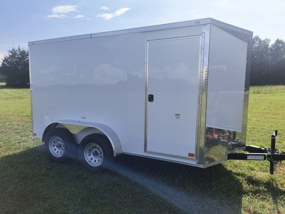 New 2027 Seed Cargo 6x12 Tandem Axle Enclosed Trailer w/Rear Ramp Cargo / Enclosed Trailer