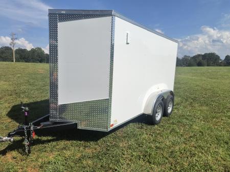 New 2027 Seed Cargo 6x12 Tandem Axle Enclosed Trailer w/Rear Ramp Cargo / Enclosed Trailer