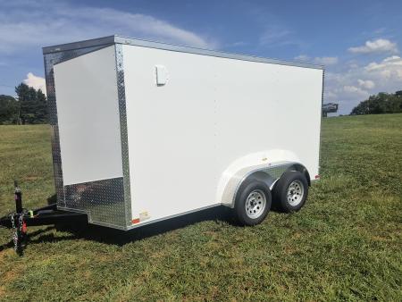 New 2027 Seed Cargo 6x12 Tandem Axle Enclosed Trailer w/Rear Ramp Cargo / Enclosed Trailer