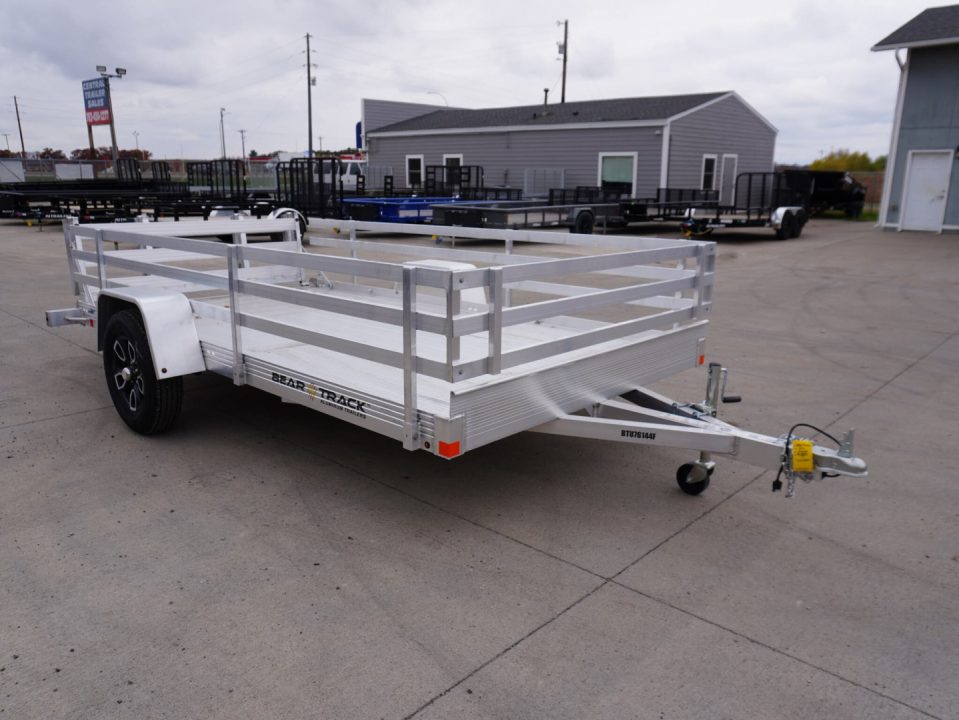New 2026 Bear Track 76'x12ft Aluminum Utility Trailer
