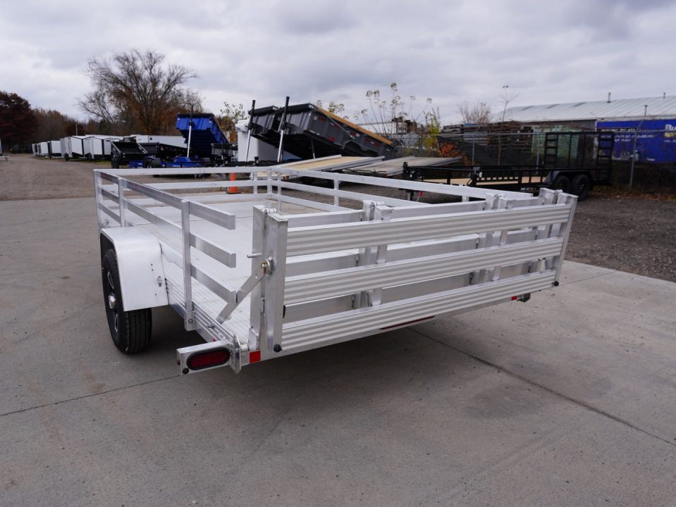 New 2026 Bear Track 76'x12ft Aluminum Utility Trailer