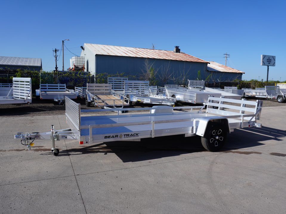 New 2026 Bear Track 80"x15ft Aluminum Utility Trailer