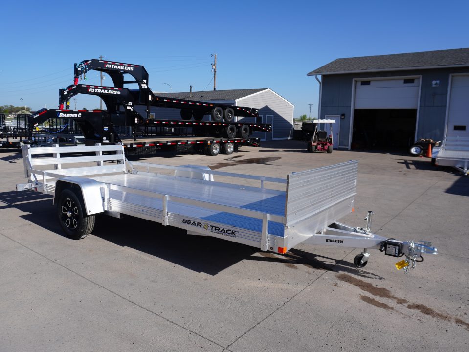 New 2026 Bear Track 80"x15ft Aluminum Utility Trailer