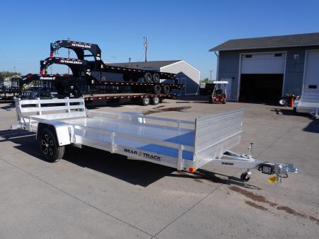 New 2026 Bear Track 80"x15ft Aluminum Utility Trailer