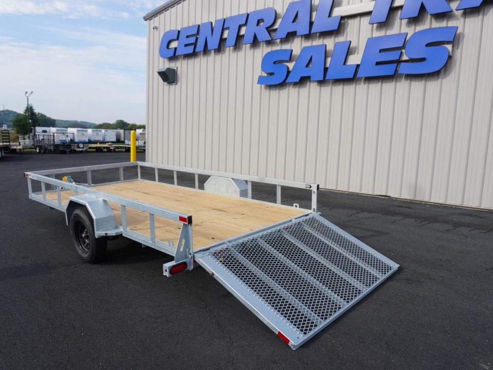 New 2026 Drive Trailers 7x14ft Galvanized Utility Trailer