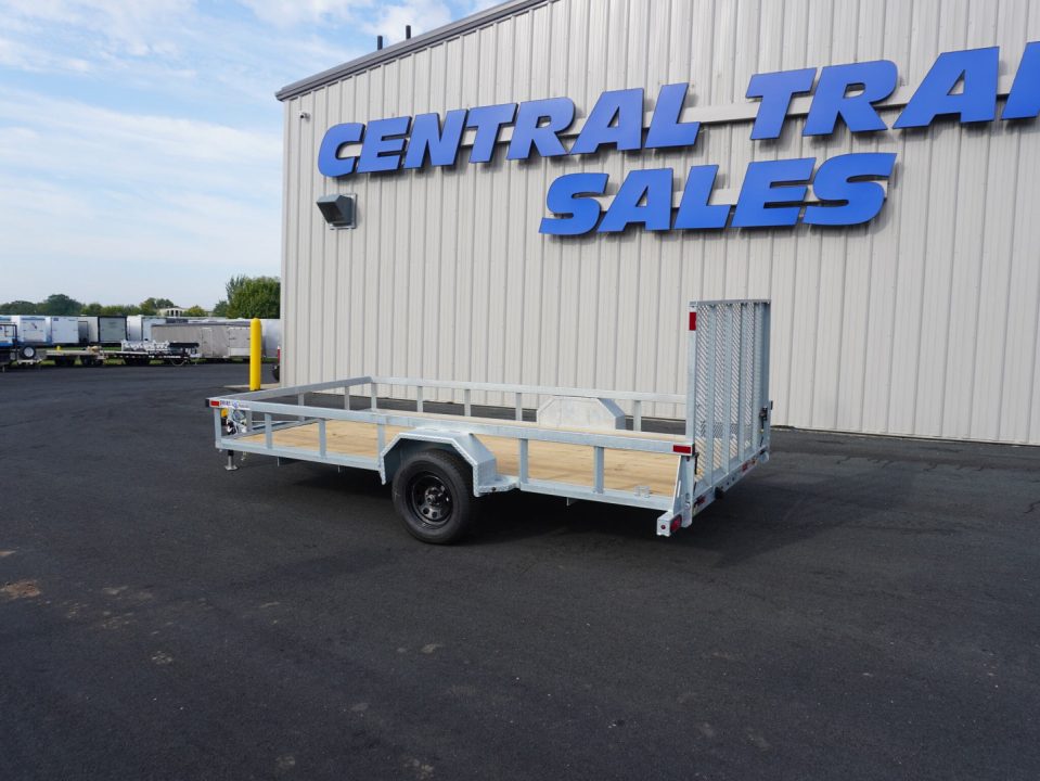 New 2026 Drive Trailers 7x14ft Galvanized Utility Trailer