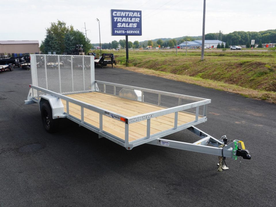 New 2026 Drive Trailers 7x14ft Galvanized Utility Trailer