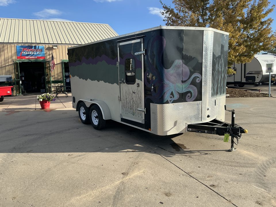 Used 2019 7X16 Cargo Cargo / Enclosed Trailer
