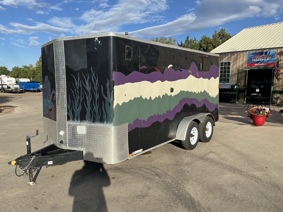Used 2019 7X16 Cargo Cargo / Enclosed Trailer