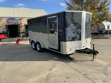 Used 2019 7X16 Cargo Cargo / Enclosed Trailer