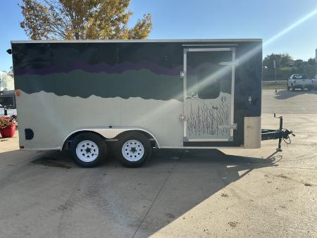 Used 2019 7X16 Cargo Cargo / Enclosed Trailer