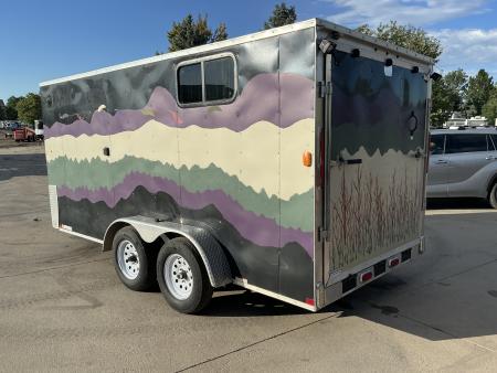 Used 2019 7X16 Cargo Cargo / Enclosed Trailer