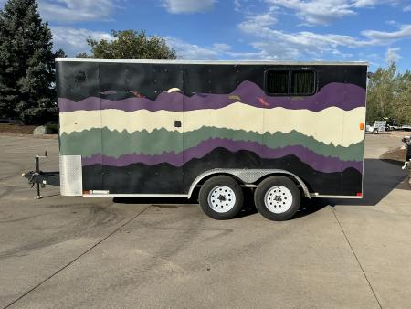 Used 2019 7X16 Cargo Cargo / Enclosed Trailer