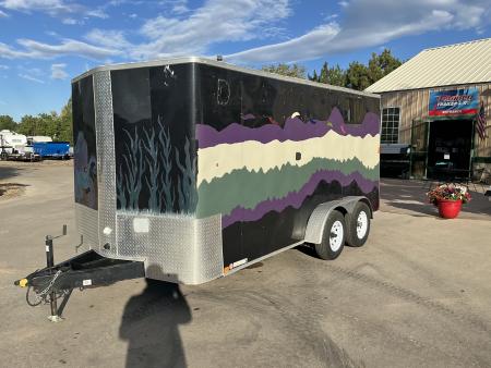 Used 2019 7X16 Cargo Cargo / Enclosed Trailer