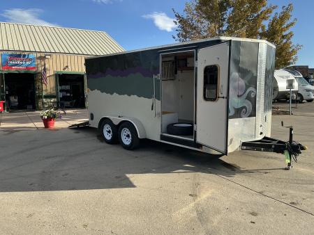 Used 2019 7X16 Cargo Cargo / Enclosed Trailer