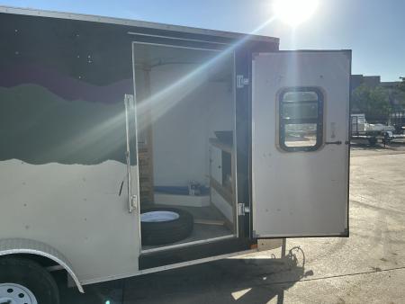 Used 2019 7X16 Cargo Cargo / Enclosed Trailer