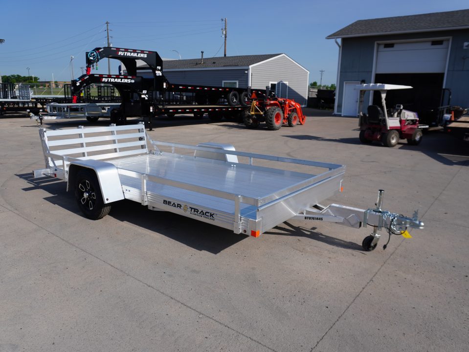New 2026 Bear Track 76'x12ft Aluminum Utility Trailer