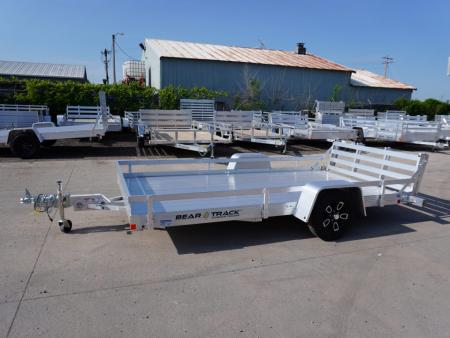 New 2026 Bear Track 76'x12ft Aluminum Utility Trailer