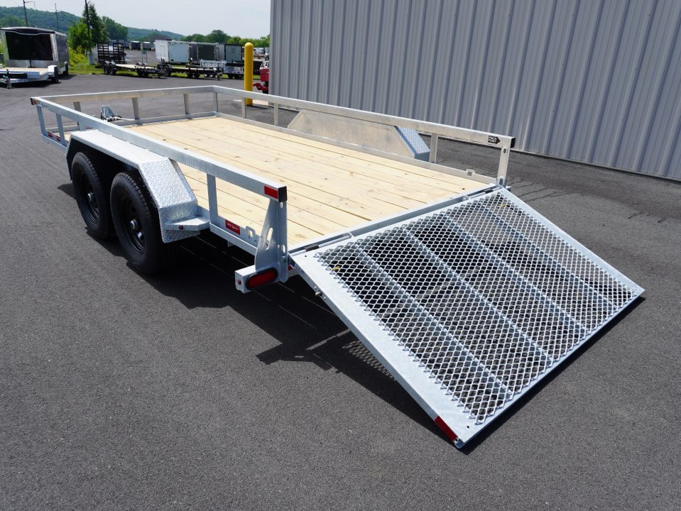 New 2026 Drive Trailers 7x14ft Galvanized Utility Trailer