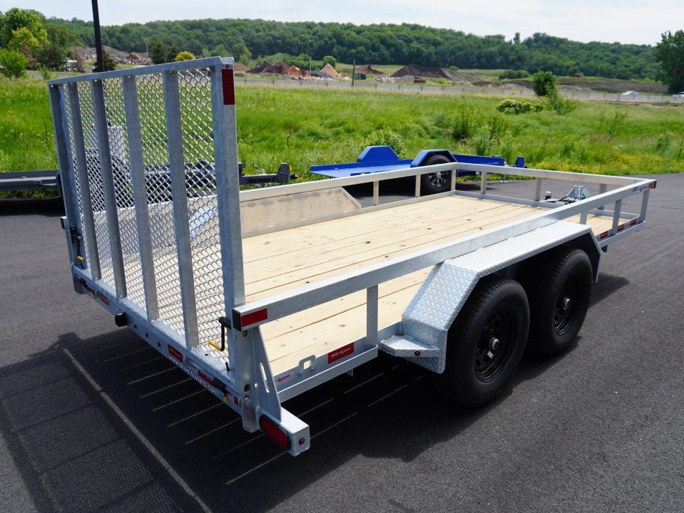 New 2026 Drive Trailers 7x14ft Galvanized Utility Trailer