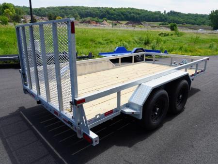 New 2026 Drive Trailers 7x14ft Galvanized Utility Trailer