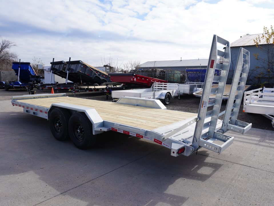 New 2027 Drive Trailers 82"X22ft Galvanized Equipment Trailer